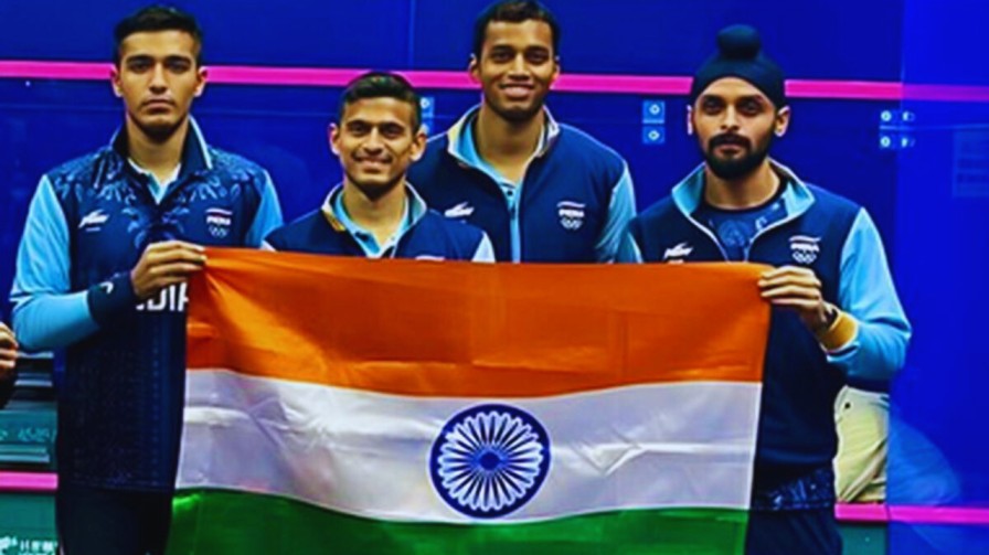  Indian men's squash team